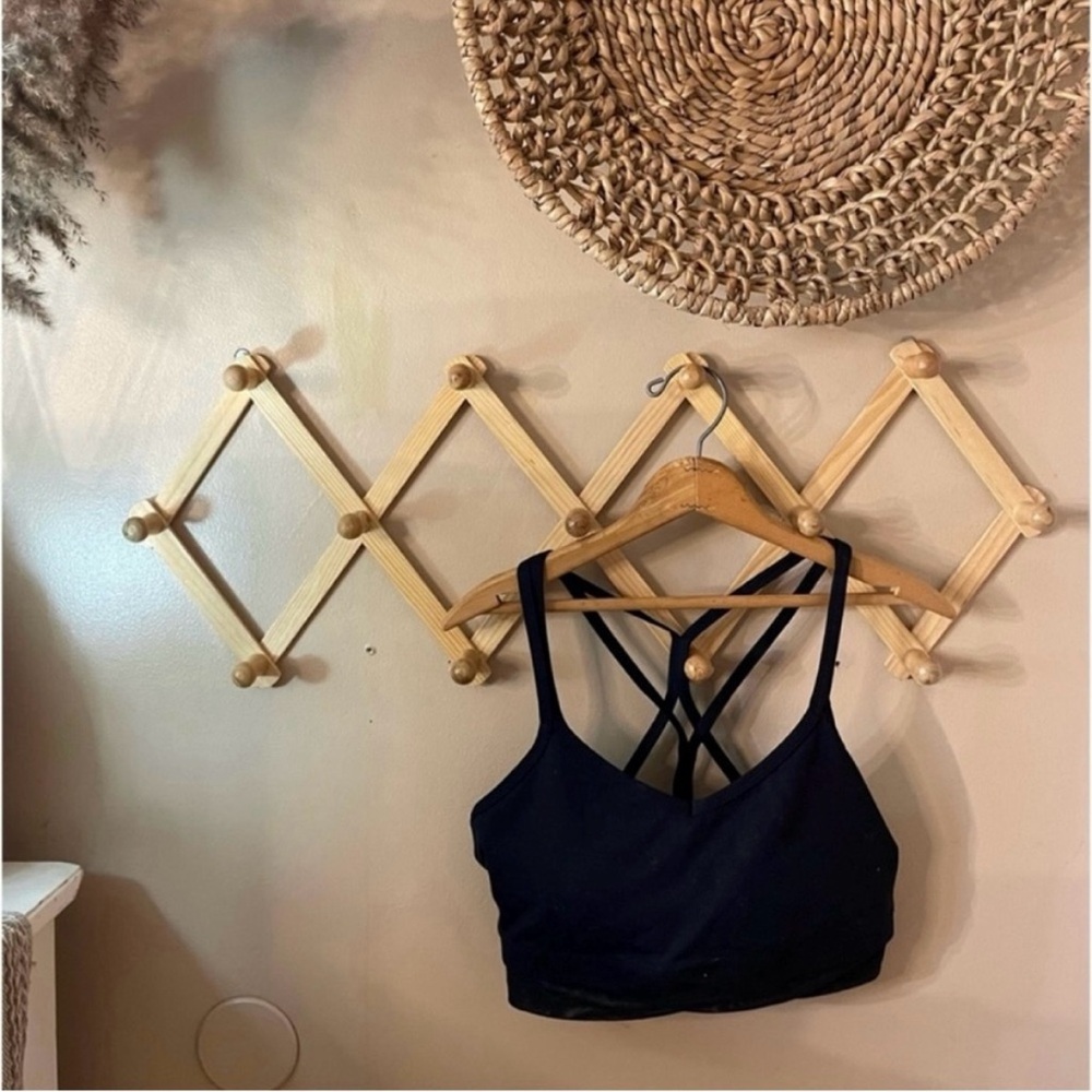 Target All in motion black sports bra with mesh